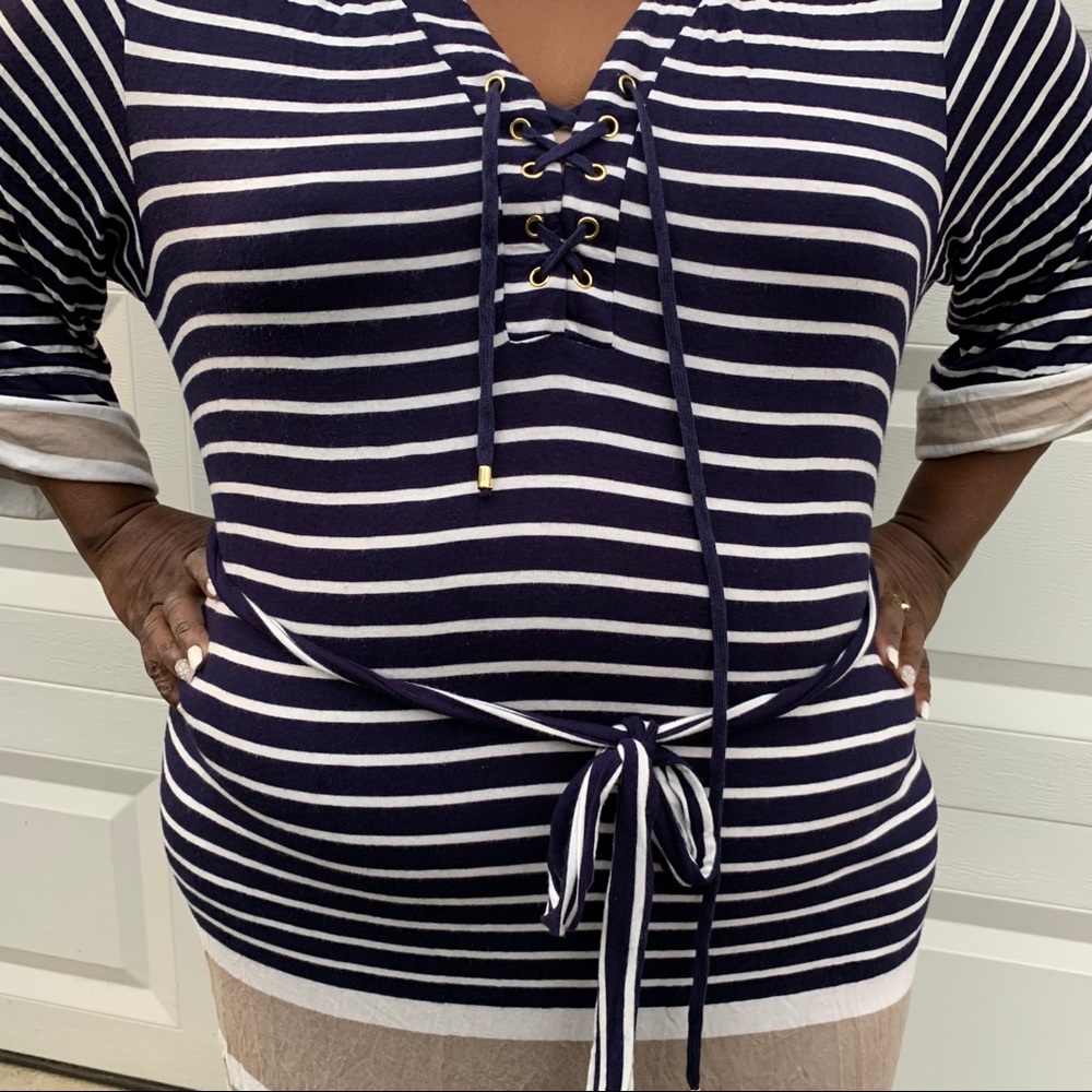 Stripped dress - Picture 2 of 10
